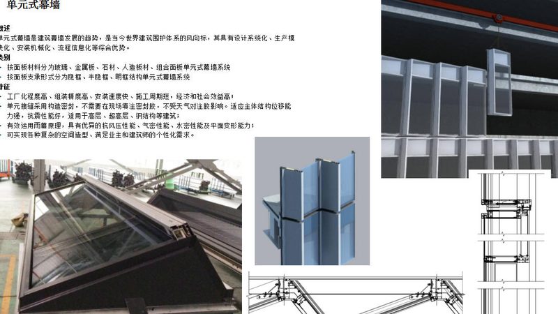 单元式幕墙铝型材截面图：揭秘其背后的设计与性能**